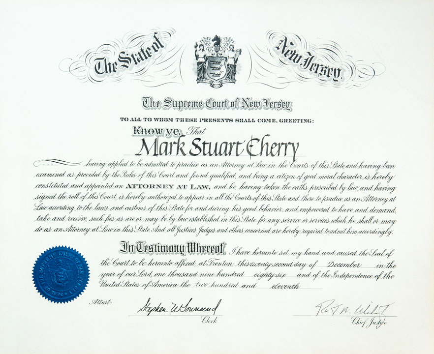 The Supreme Court of New Jersey